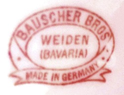 Porzellanfabrik Weiden Gebrüder (August & Conrad) Bauscher 13-9-16-1